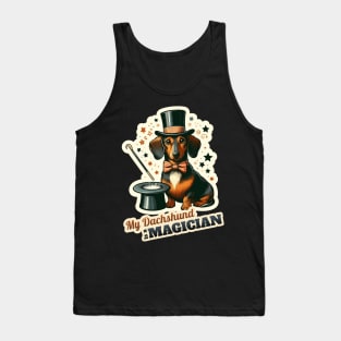 Magician Dachshund Tank Top